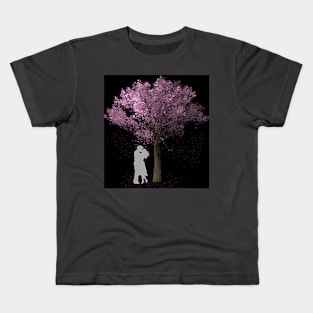 love under sakura tree Kids T-Shirt